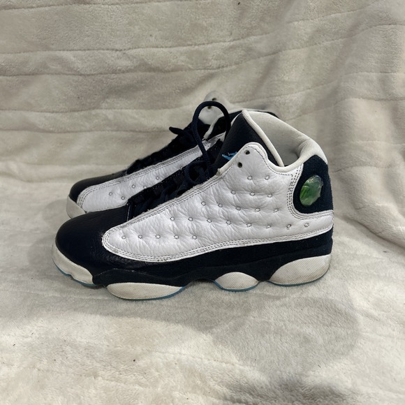Size 5.5Y - Nike Air Jordan XIII Retro Obsidian Sneakers K0107 - Picture 1 of 8